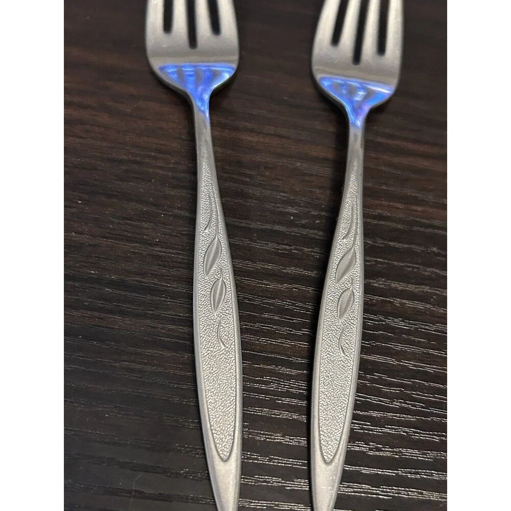 Vintage William A Rogers Premier Oneida LTD.  Royal Harvest Set of 4 Salad Forks